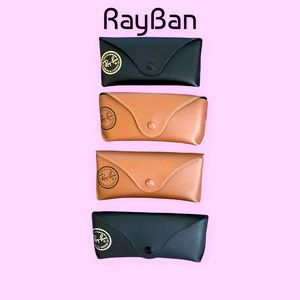 RayBan sunglasses cases.